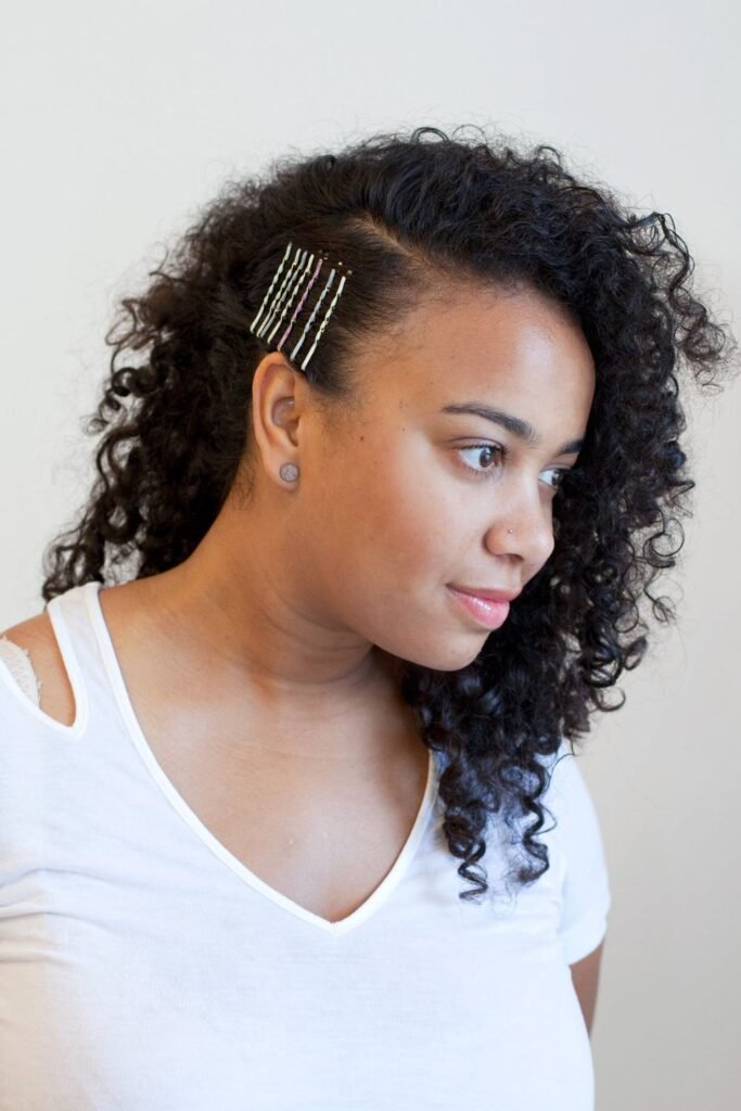 Vertical Bobby Pin Rows