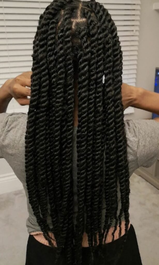 Waist-Length Kinky Twists
