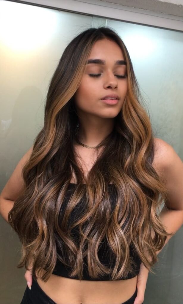 Warm Cinnamon Balayage