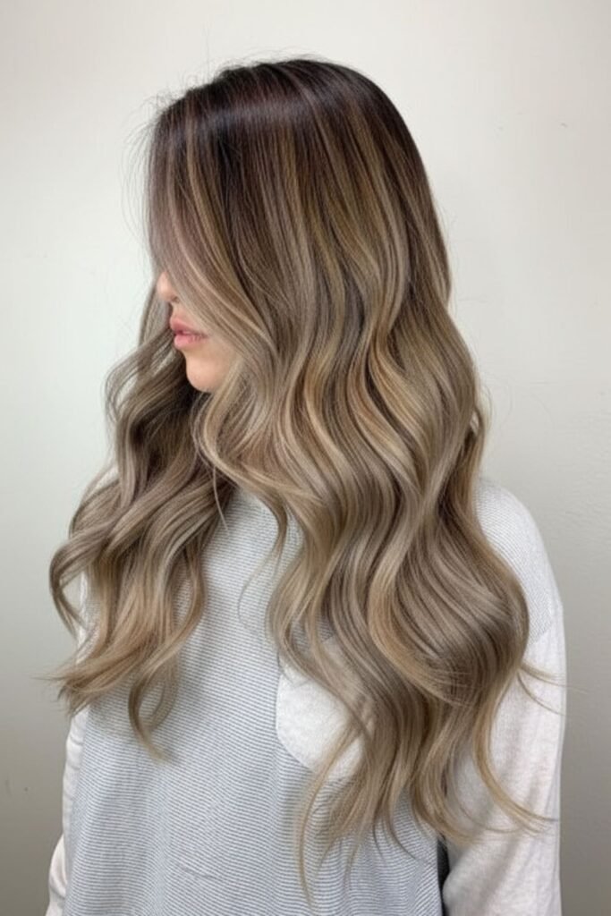 Ash Blonde Balayage