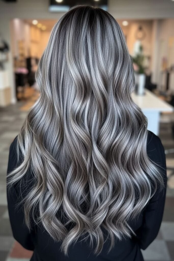 Ash Blonde Highlights