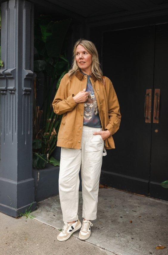Barn Jacket and Corduroy Pants