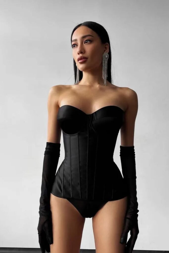 Black Overbust Corset