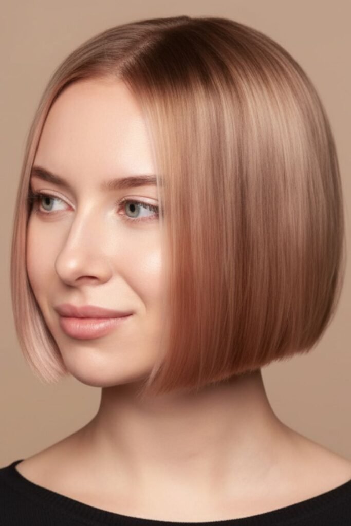 Blunt Chin-Length Bob