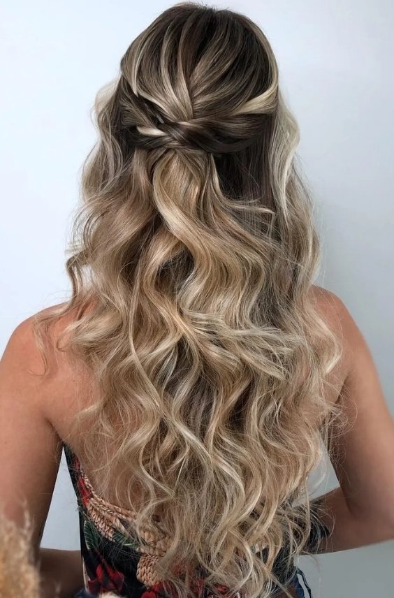Bouffant With Twisted Sides