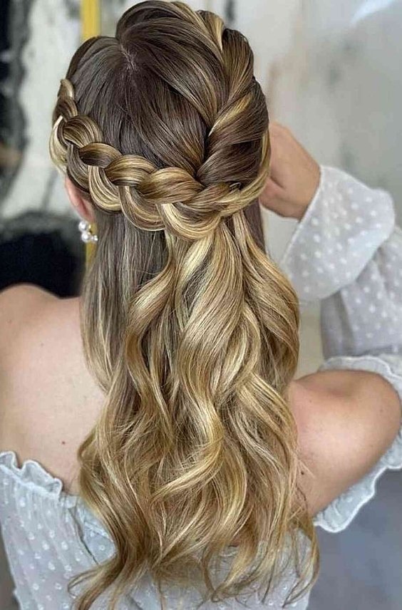 Braided Half Updo