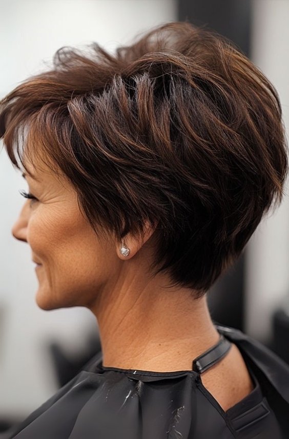 Chocolate Brown Pixie
