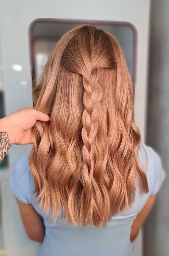 Classic Strawberry Blonde Balayage