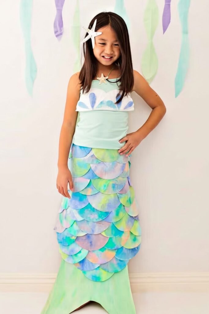 Coffee Filter Mermaid Costume