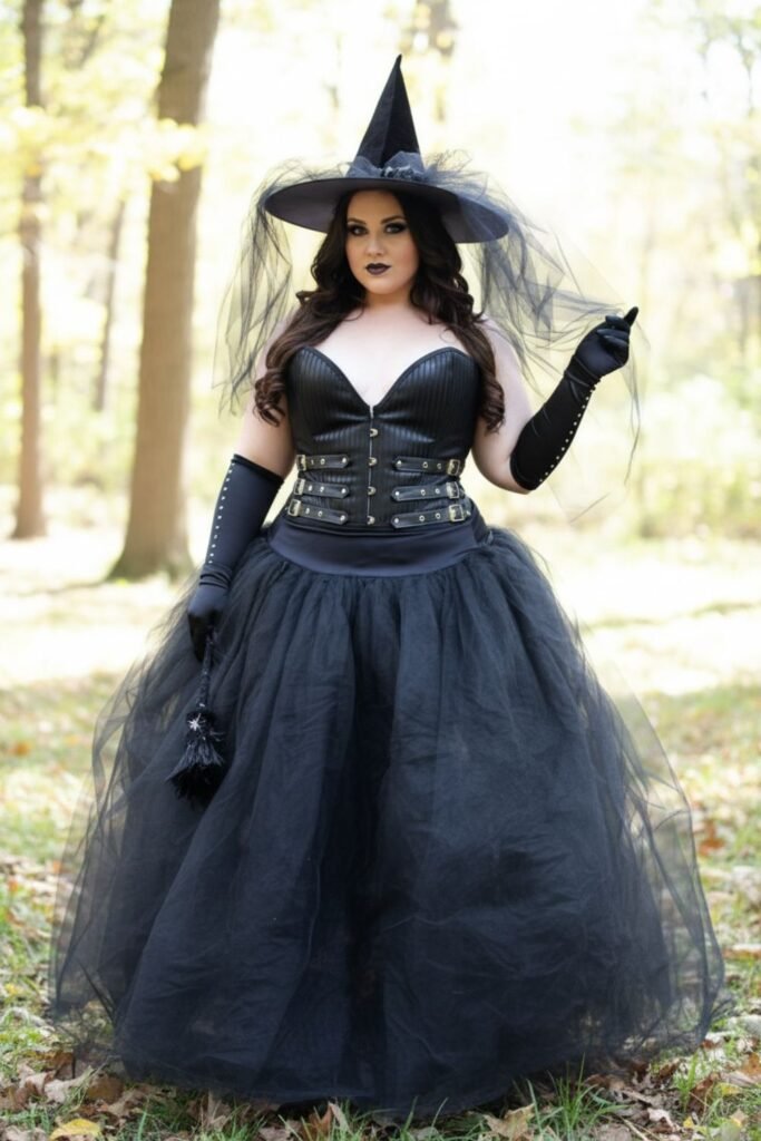 Corset Bodysuit With Flowy Skirt