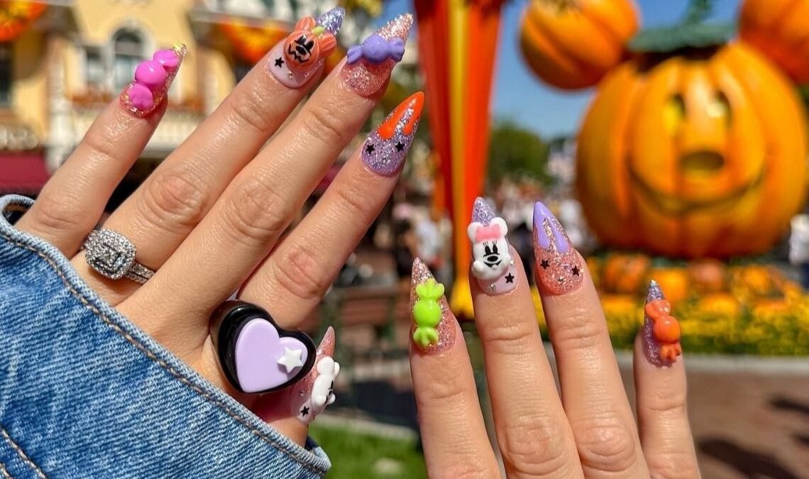 Disney Halloween Nails