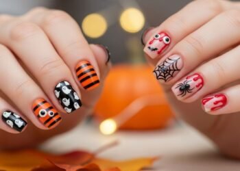Easy Halloween Nail