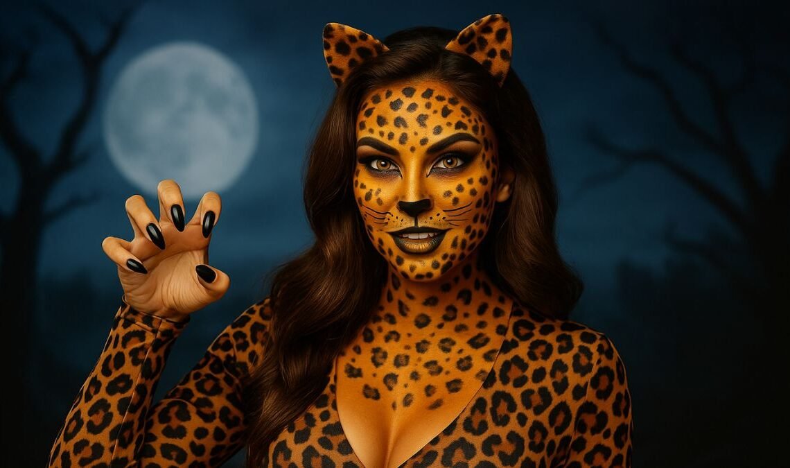 Eye-Catching Leopard Halloween Costumes