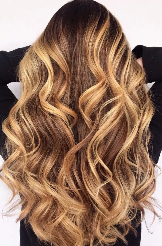 Golden Honey Blonde Ombre