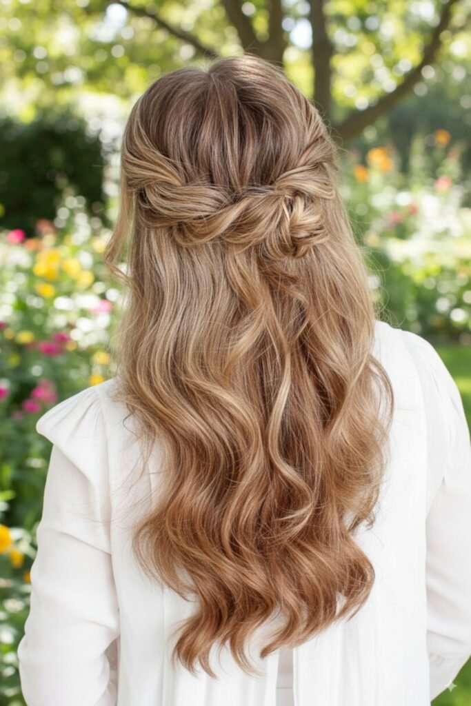 Half-Up Twisted Braid