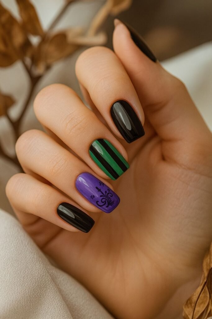 Haunted Mansion Nails