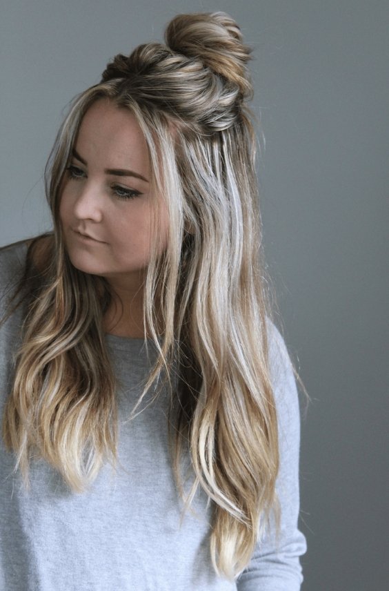 High Messy Bun