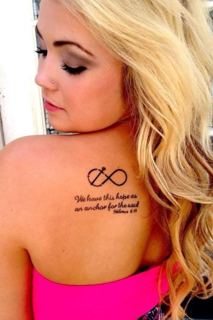 Infinity Symbol With Spiritual Words