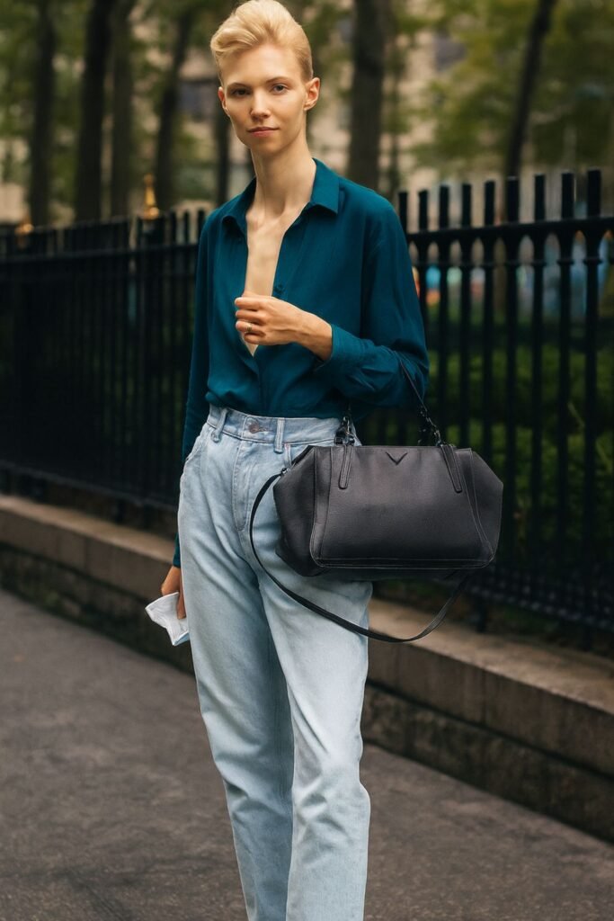 Jeans With A Button-Down (1)