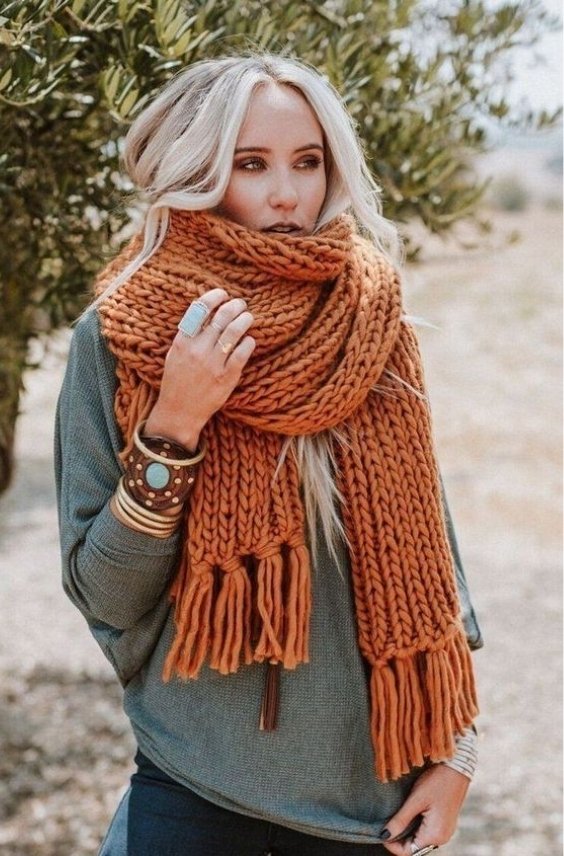 Knitted Scarf 