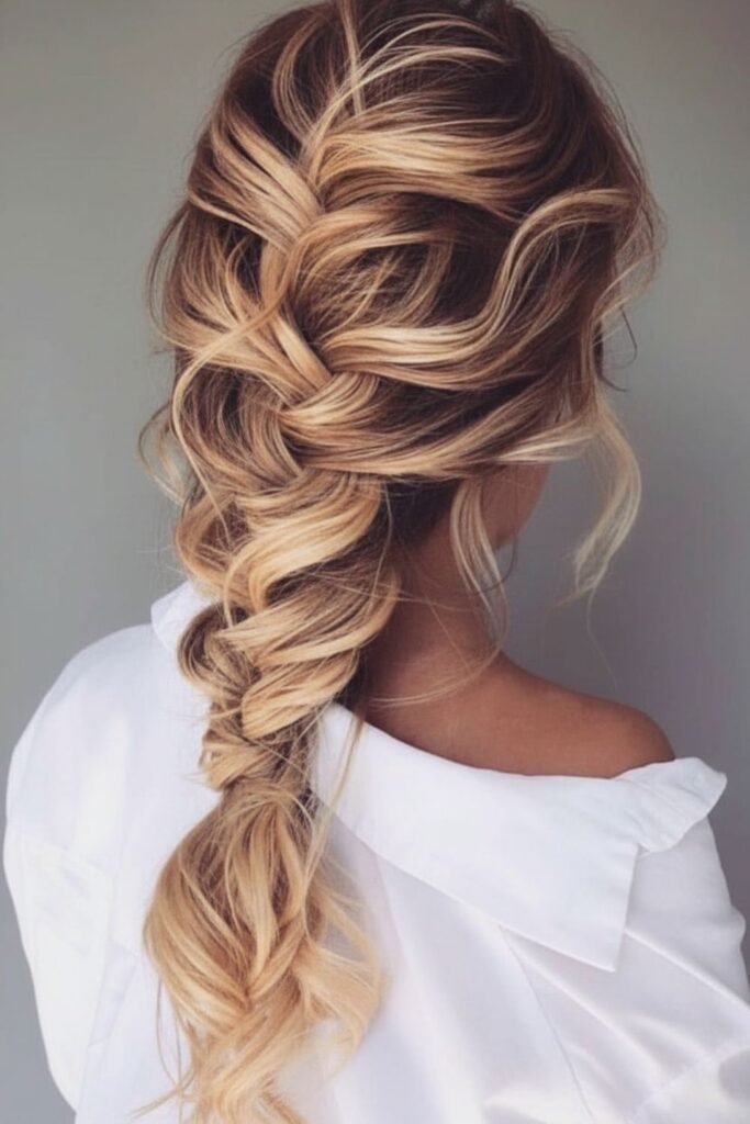 Loose French Braids