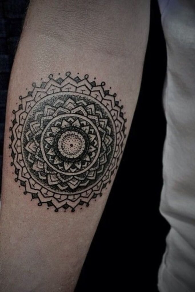 Mandala Lotus Circle