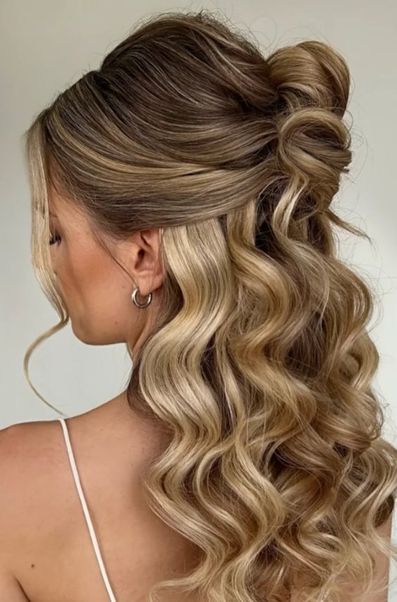 Messy Half Braid