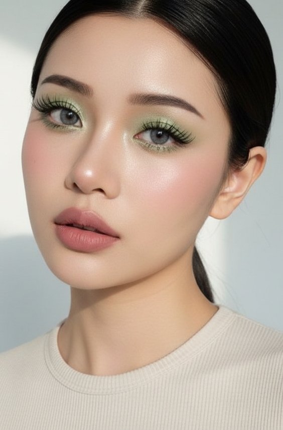 Natural-Looking False Lashes