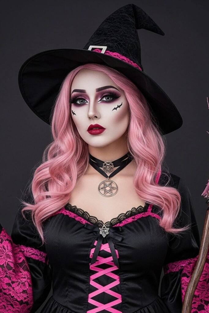 Pink Gothic Witch