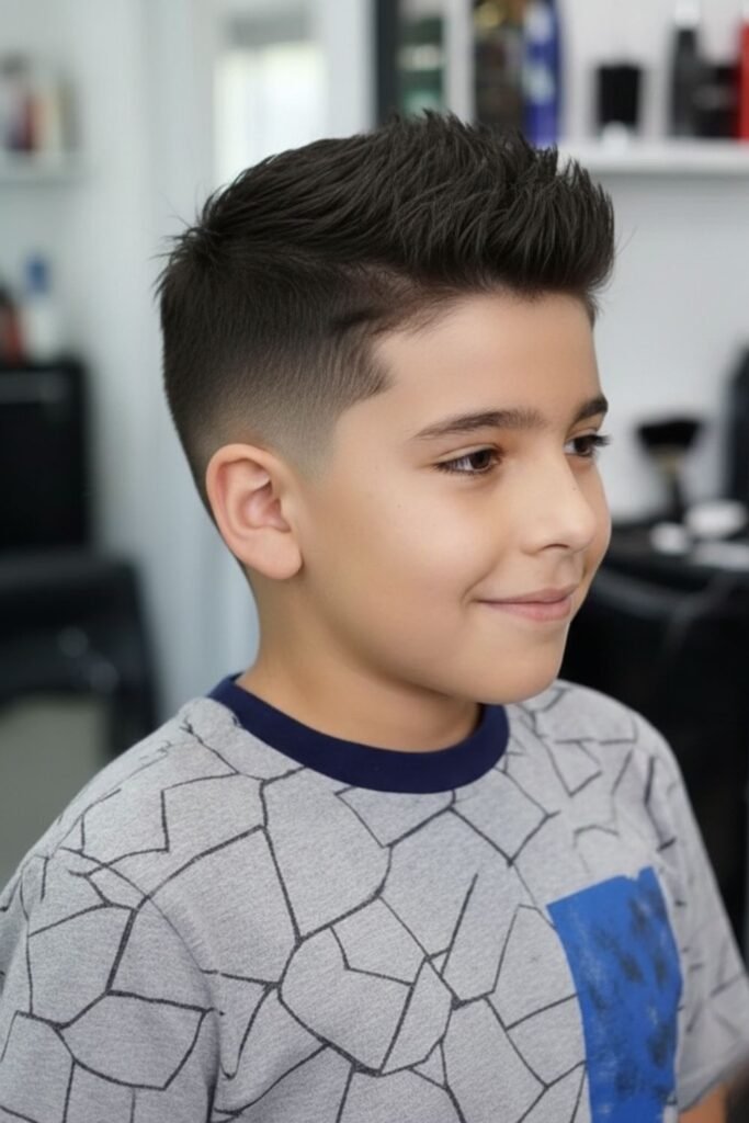  Short Spikes With Low Skin Fade and Line Up