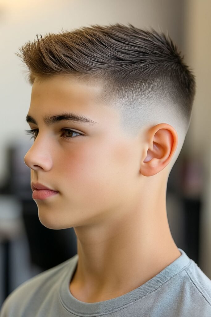 Short Spikes With Mid Fade
