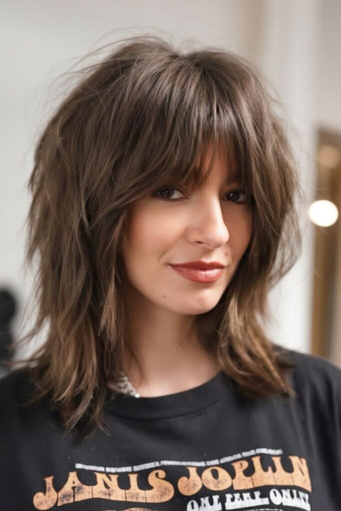 Shoulder-Length Shag