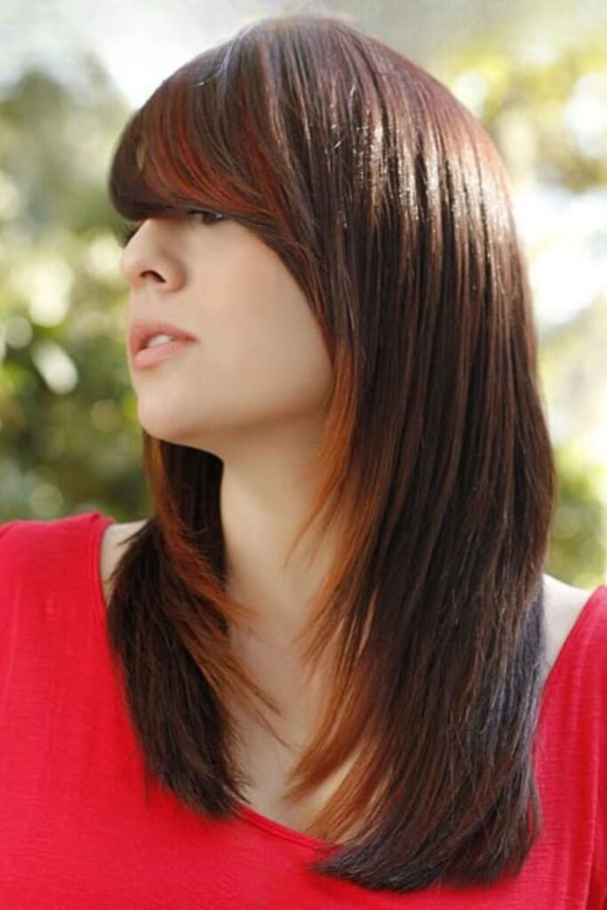 Side-Swept Bangs