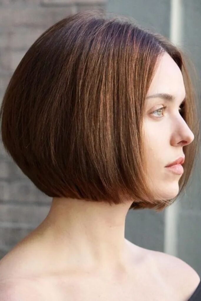 Sleek Chin-Length Bob