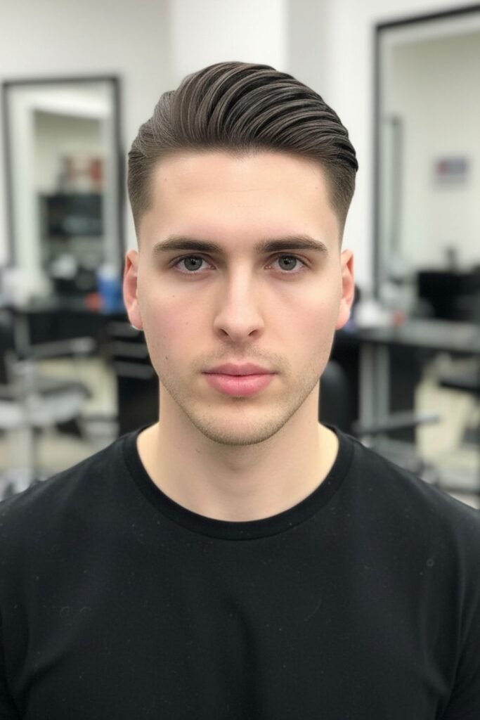 Slicked-back