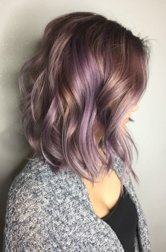 Smoky Lavender Bob