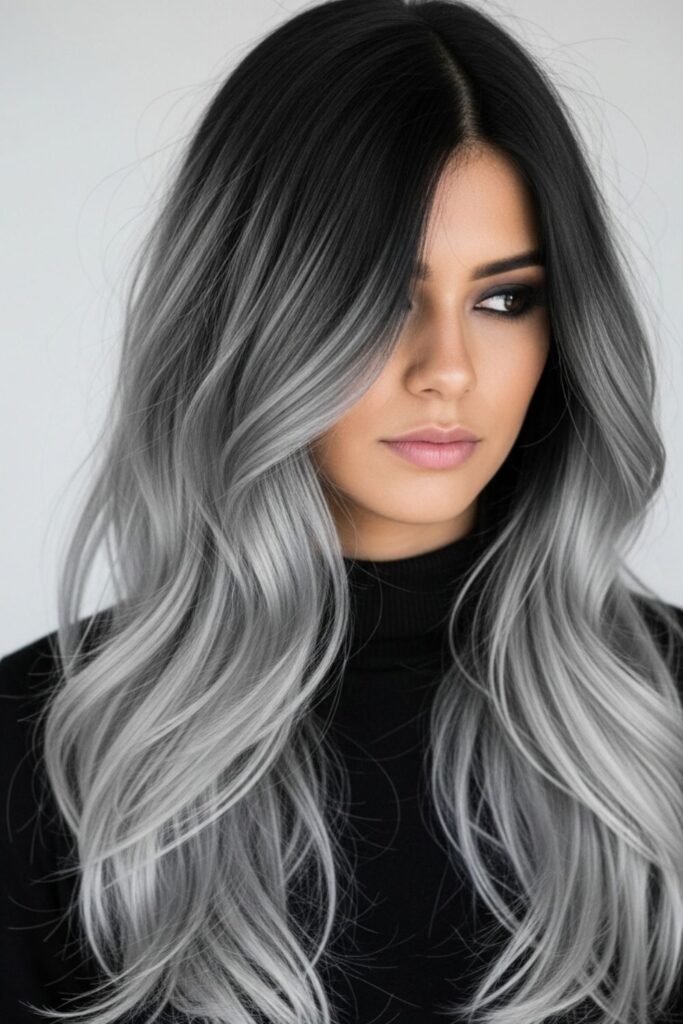 Stormy Grey Ombre