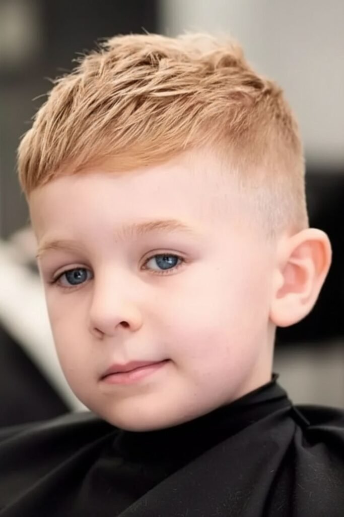 Textured French Crop With Fringe and Mid Taper