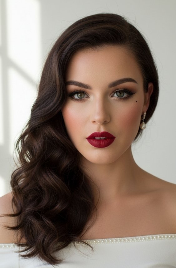 Vintage-Inspired Hoco Makeup