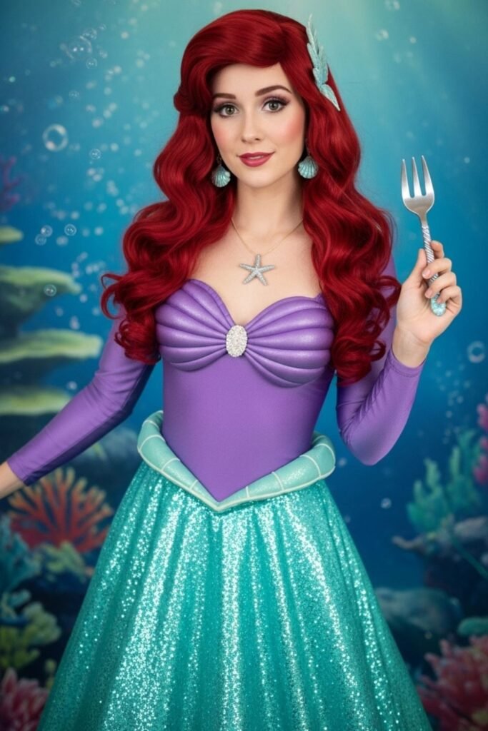 Women’s Disney Ariel Costume Outfit