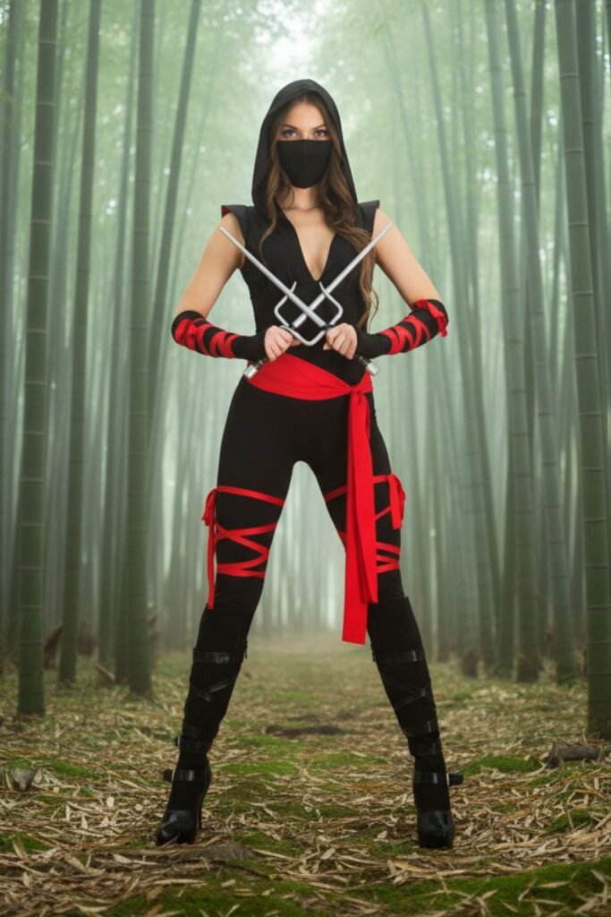 Women's Sexy Deadly Ninja Costume