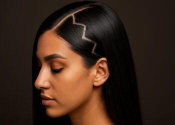Zig Zag Parting Hairstyles