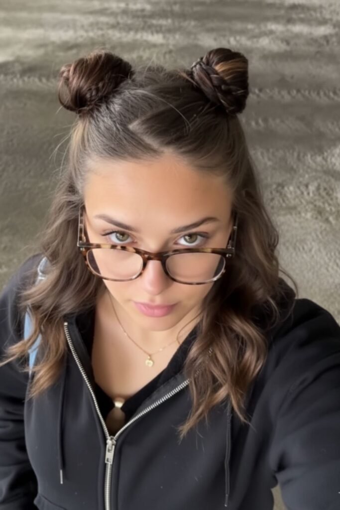 Zig Zag Space Buns