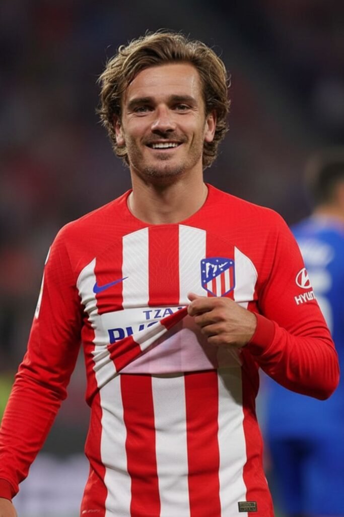 Antoine Griezmann Haircut – Long Shaggy Waves