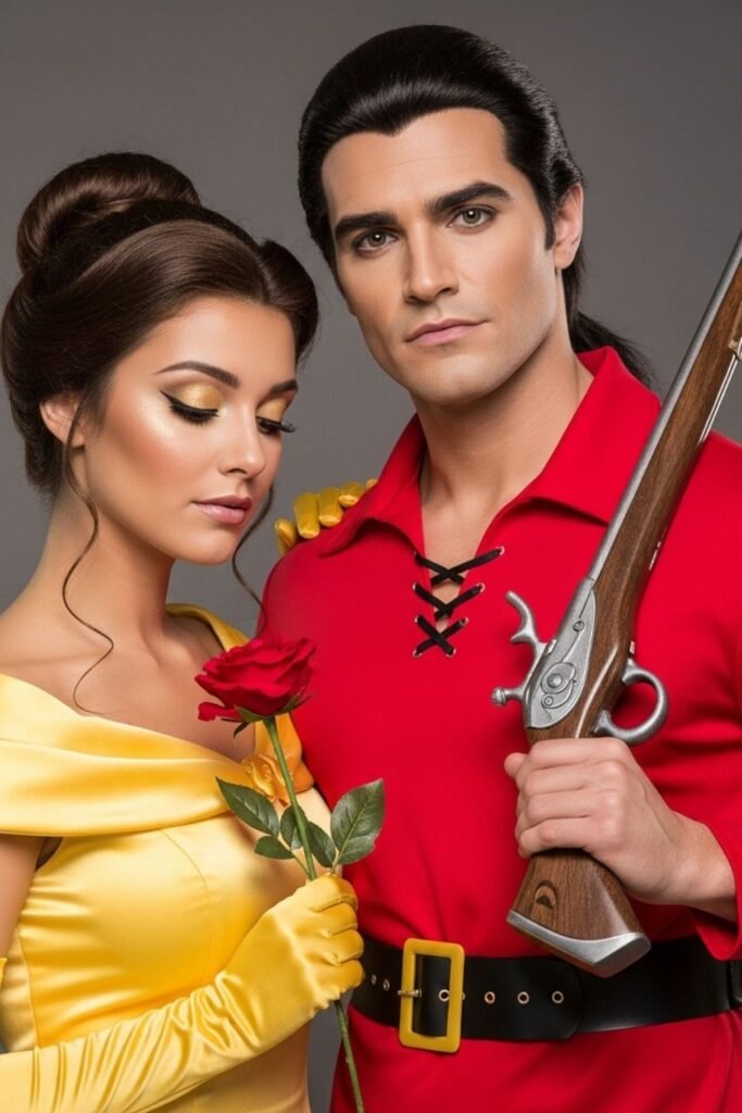 Belle And Gaston From Beauty And The Beast