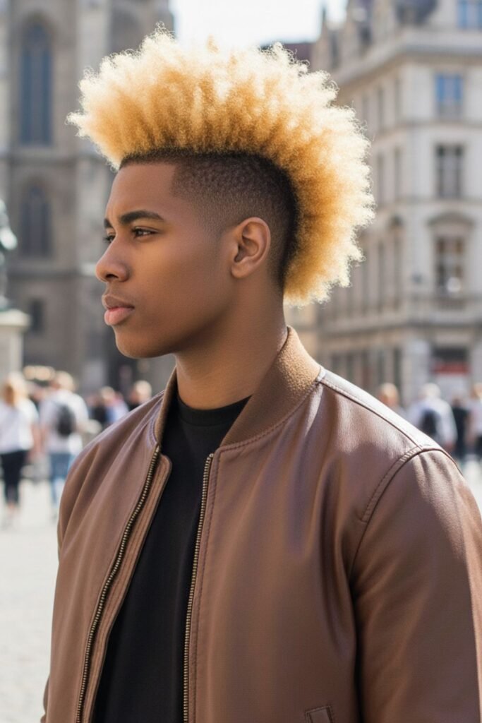 Blonde Frohawk