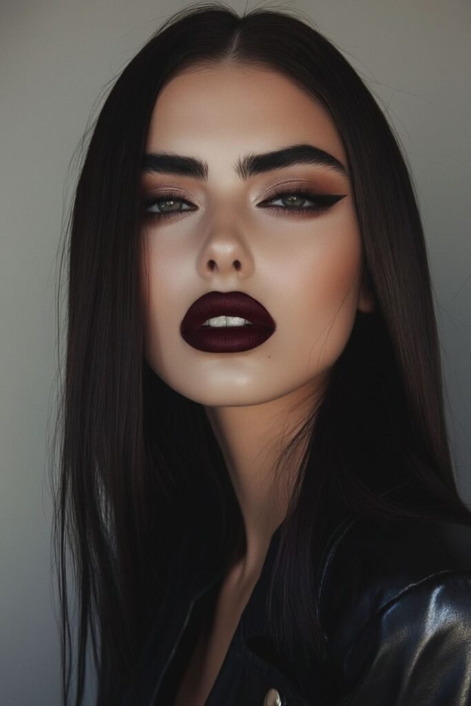 Bold Black Lip Drama