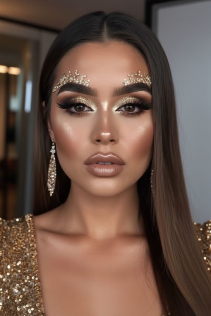 Bronze and Gold Festival Glam