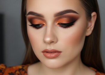 Brown and Orange Eyeshadow Looks