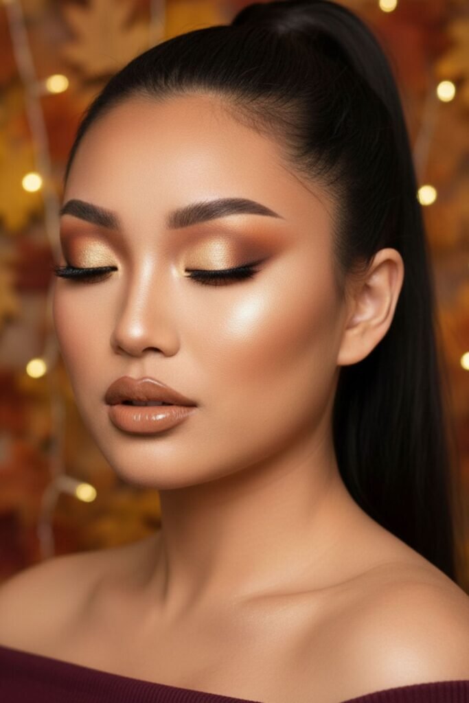 Caramel and Bronze Glow